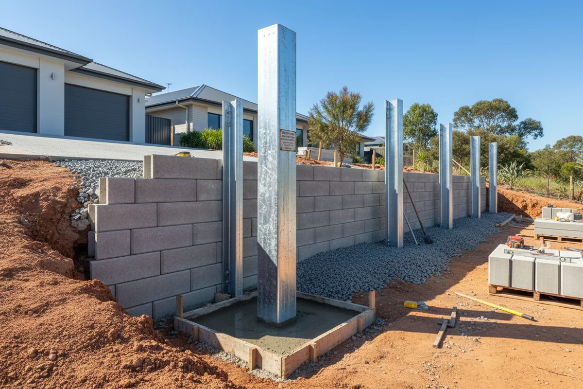 Retaining Wall Steel H Section 200UC46