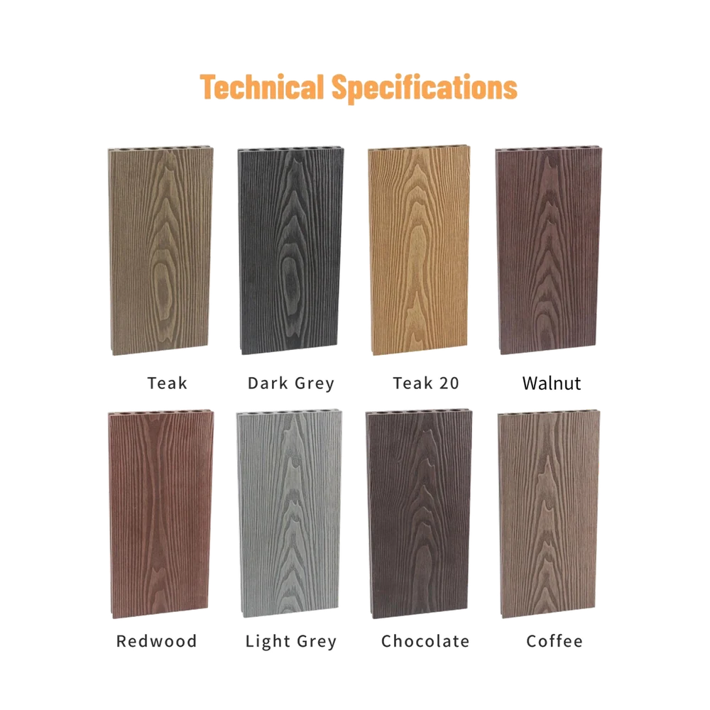 3D Embossed Premium Composite Decking