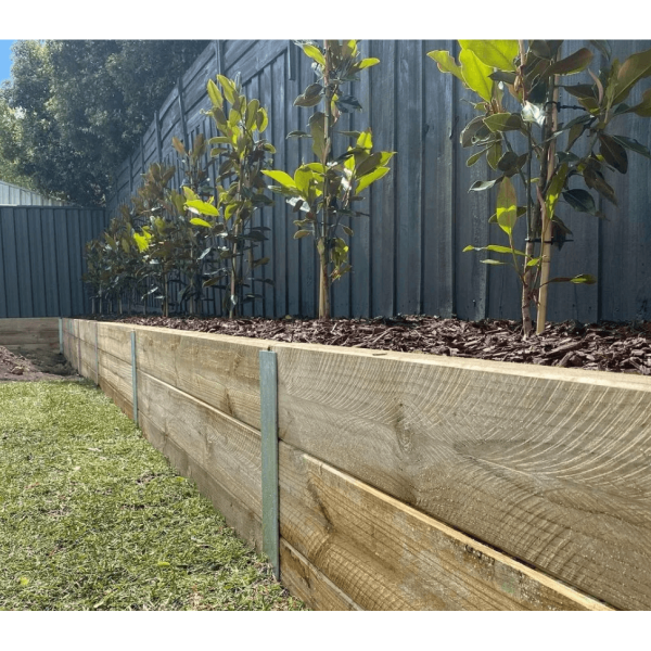 Treated Pine Sleepers 200 x 50mm - BuildBarn Melbourne.